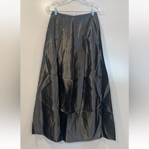 Jessica McClintock Gunne Sax Womens Gray Taffeta Long Skirt Formal Size‎ 5 (333)